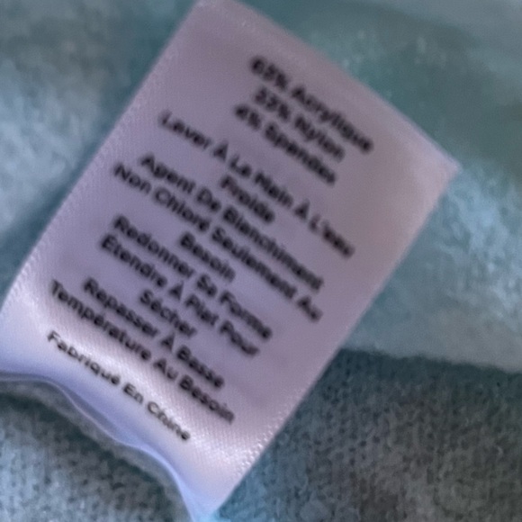 Talbots Light Blue 'Thankful' Sweater XS perfect conditioning worn once - Picture 2 of 7